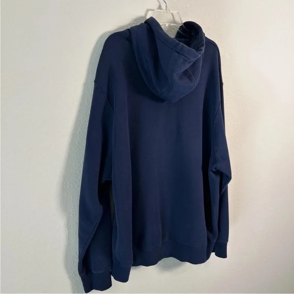 Gaston College Rhinos Nike Hoodie Fleece Sweatshirt Softball Navy Blue Gold 2XL - Picture 9 of 10